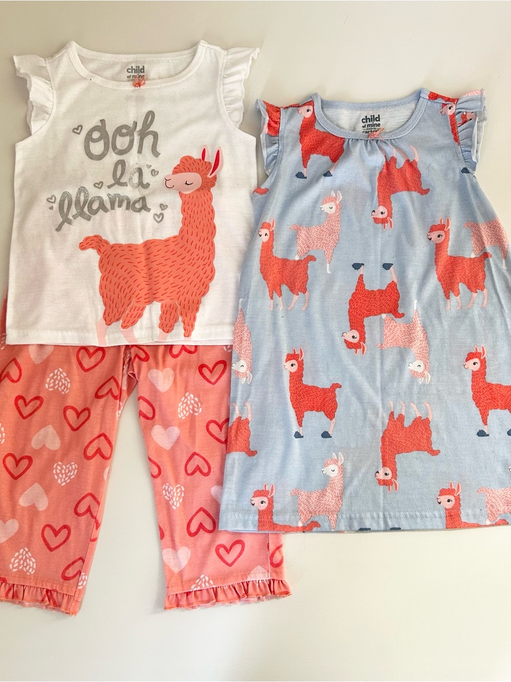 Carter’s Toddler Girls Ooh La Llama Pajama Set
